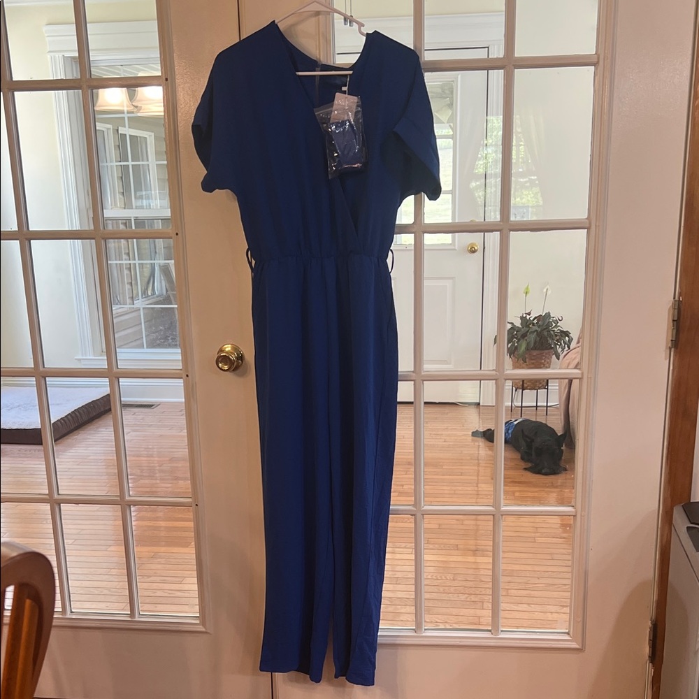 Chic Blue Women's Jumpsuit
